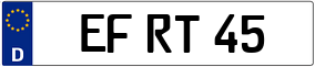 Truck License Plate